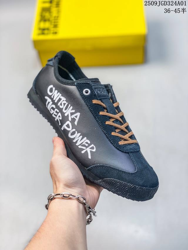 Onitsuka Tiger鬼塚虎新品Mexico 66 Otp男女款涂鸦休闲德训 尺码：如图 编码：09Jgd324A01