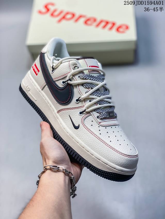 海外限量发售！公司级Nike Air Force 1 '07 Low 空军一号 低帮 运动鞋 休闲鞋 折边针车 工艺难度大 原楦头原纸板 原装鞋盒 定制五金配件
