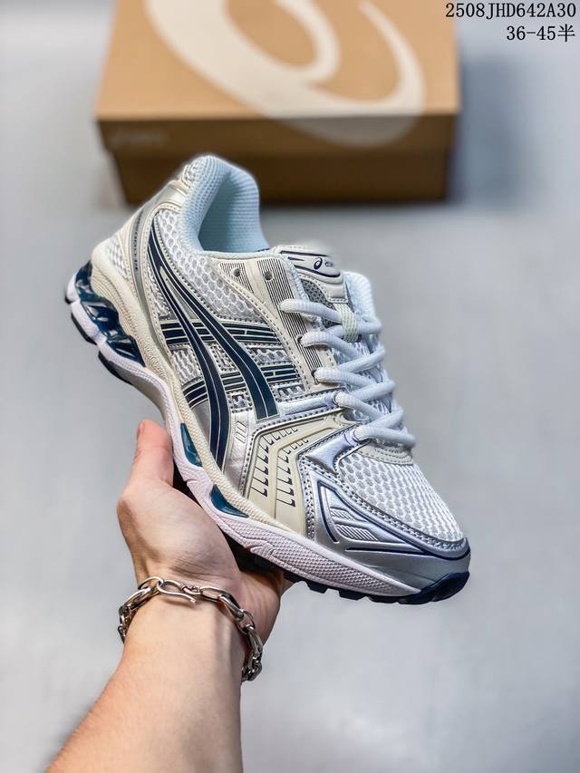 亚瑟士Asics Gel-Kayano 14 复古单品亚瑟士系列轻量缓震休闲运动跑步鞋 设计师 Hidenori Yamashita 以 Flash 一词为灵感