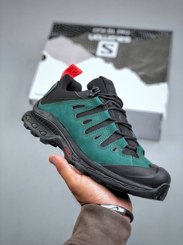 广东纯原 Gr10K X Salomon萨洛蒙 Quest Low 合成革皮革 减震防滑耐磨 低帮 户外功能鞋 货号477715 户外越野性能超强 原鞋开发 原