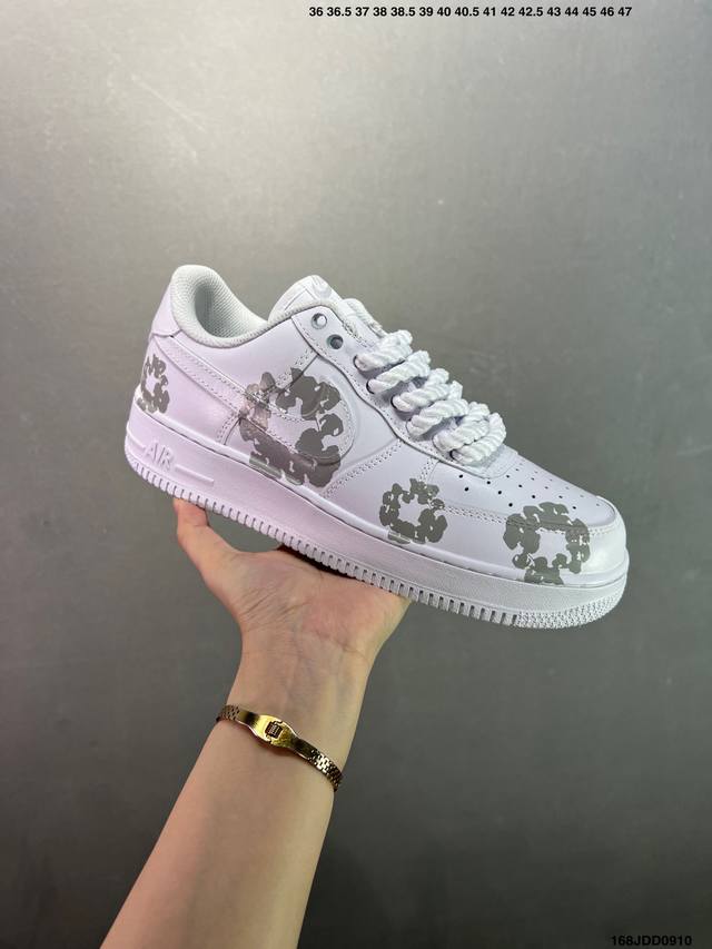 Nike Air Force 1 ‘07 空军一号低帮休闲板鞋 进口牛筋布 原楦头原纸板 纯正空军版型 定制鞋盒 全掌内置全掌气垫 原厂中底钢印 拉帮完美 货号