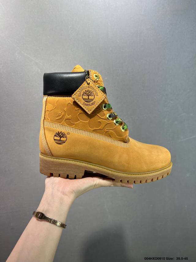 公司级原装渠道 联名 Timberland X Bape X Undefeated 添柏岚 天伯伦 猿人头 不败 三方联名限量款卖爆了的经典联名款 中山大厂代工