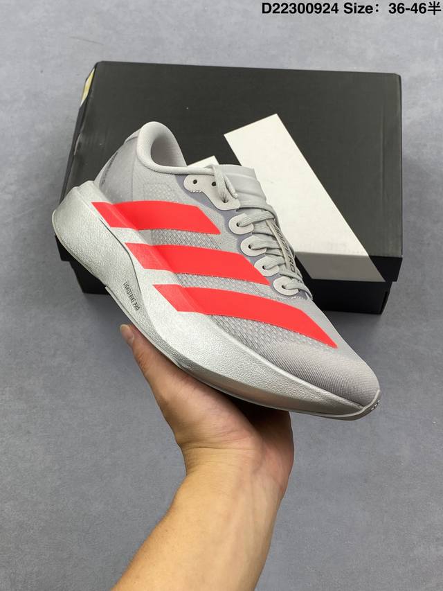 公司级Adidas Adizero Evo Sl 阿迪达斯 舒适百搭防滑耐磨 低帮 休闲跑步鞋 货号:Ki3381 尺码:36 36.5 37 38 38.5