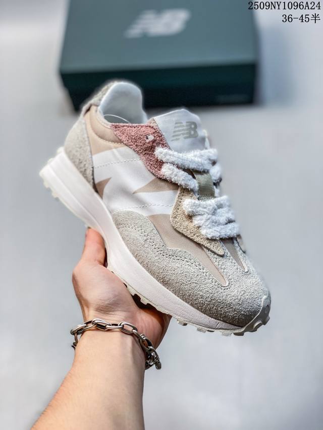 真标带半码 New Balance Nb327系列灰男女运动休闲鞋U327Wcb 尺码：如图 编码：09Ny1096A24