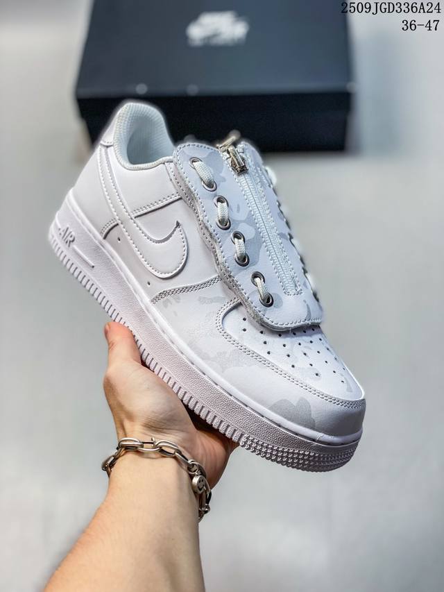 公司级 Nike Air Force 1 ‘07 空军一号低帮休闲板鞋 进口牛筋布 原楦头原纸板 纯正空军版型 定制鞋盒 全掌内置全掌气垫 原厂中底钢印 拉帮完