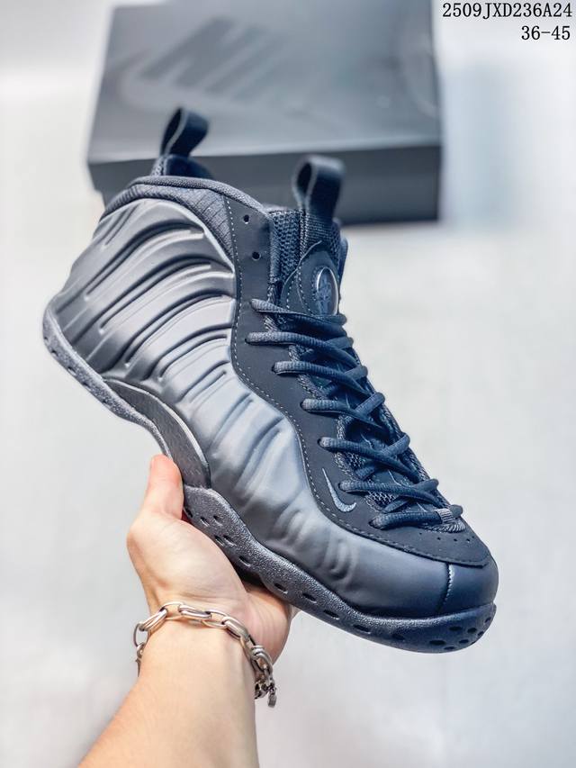 Nike耐克男女子Air Foamposite One白色喷泡潮流篮球鞋 Hj5195- 尺码：如图 编码：09Jxd236A24