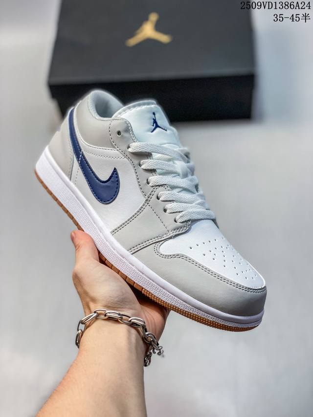 福利推荐特价 Nike Air Jordan 1 Low 头层拼接长期补货福利供应款 Air Jordan 1 Low Og Black And Dark po