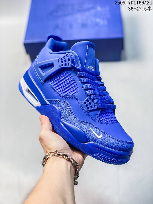 公司级带半码 Off-White X Air Jordan 4 Retro Cream Sail 迈克尔 乔丹Aj4代中帮复古休闲运动文化篮球鞋。采用进口丝光头