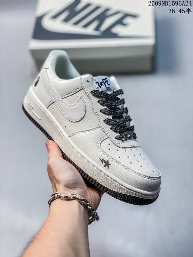 公司级 Nike Air Force 1 ‘07 空军一号低帮休闲板鞋 进口牛筋布 原楦头原纸板 纯正空军版型 定制鞋盒 全掌内置全掌气垫 原厂中底钢印 拉帮完