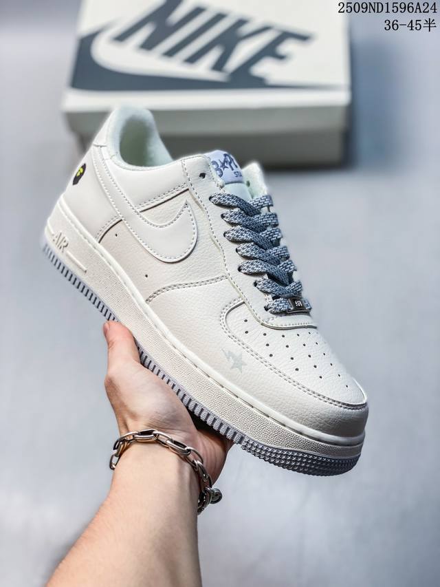 公司级 Nike Air Force 1 ‘07 空军一号低帮休闲板鞋 进口牛筋布 原楦头原纸板 纯正空军版型 定制鞋盒 全掌内置全掌气垫 原厂中底钢印 拉帮完