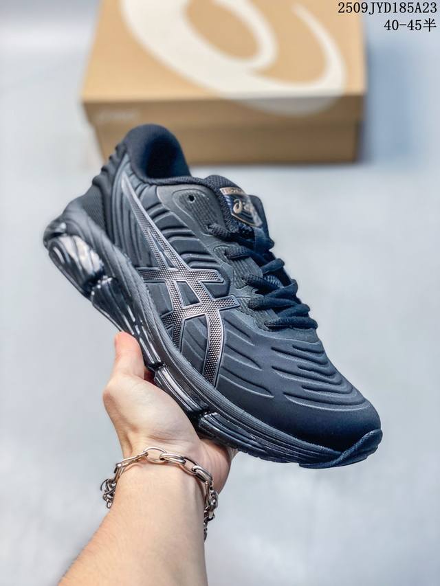 公司级Asics Gel-Quantum 360 Viii 亚瑟士 量子系列硅胶回弹休闲运动跑步鞋 原数据开发全掌 硅胶缓震中底 采用透气网布拼接皮革鞋面 货号