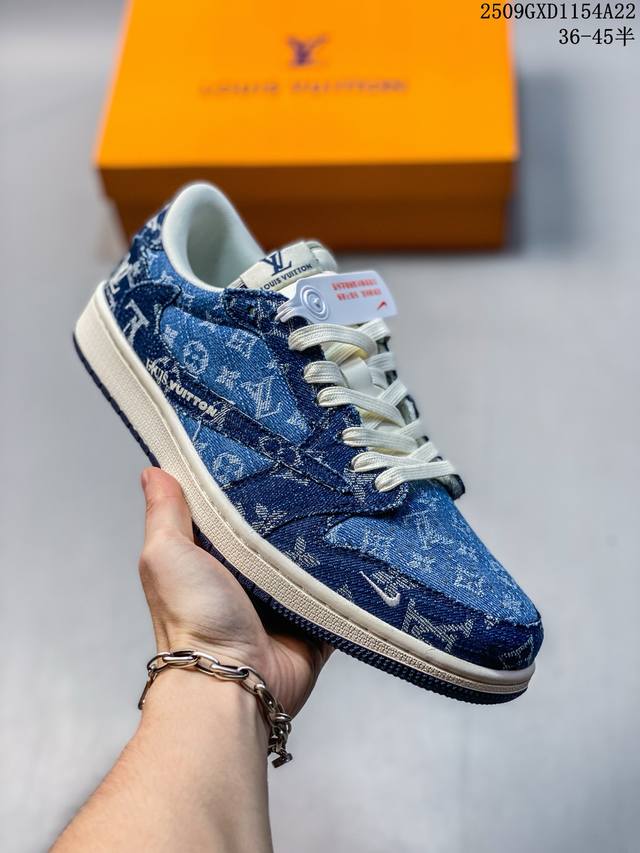 海外爆款限量发售！高端定制 Travis Scott X Fragment Design X Jordan Air Jordan 1 Low Og Sp “路易
