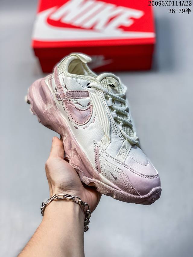 真标带半码 Nike Tc 7900 百搭舒适 低帮 生活休闲鞋 女款 米蓝 尺码：如图 编码：09Gxd114A22