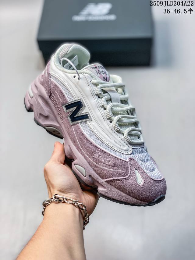 真标带半码 New Balance Nb1000绿白男女舒适耐磨防滑低帮休闲跑步鞋M1000Ma 尺码：见图 编码：09Jld304A22