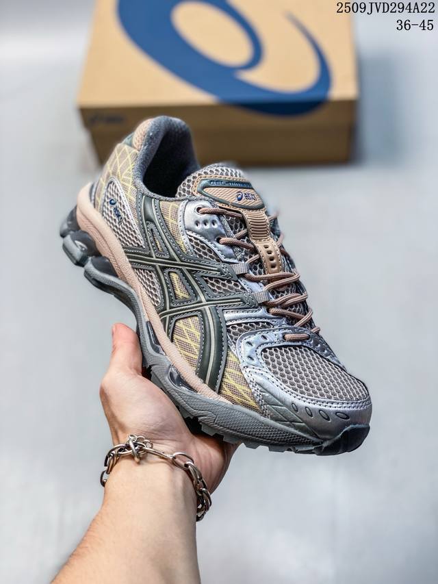 Asics Gel-Nimbus 10.1亚瑟士脏脏灰粉金属银男女复古跑鞋25新款 尺码：如图 编码：09Jvd294A22
