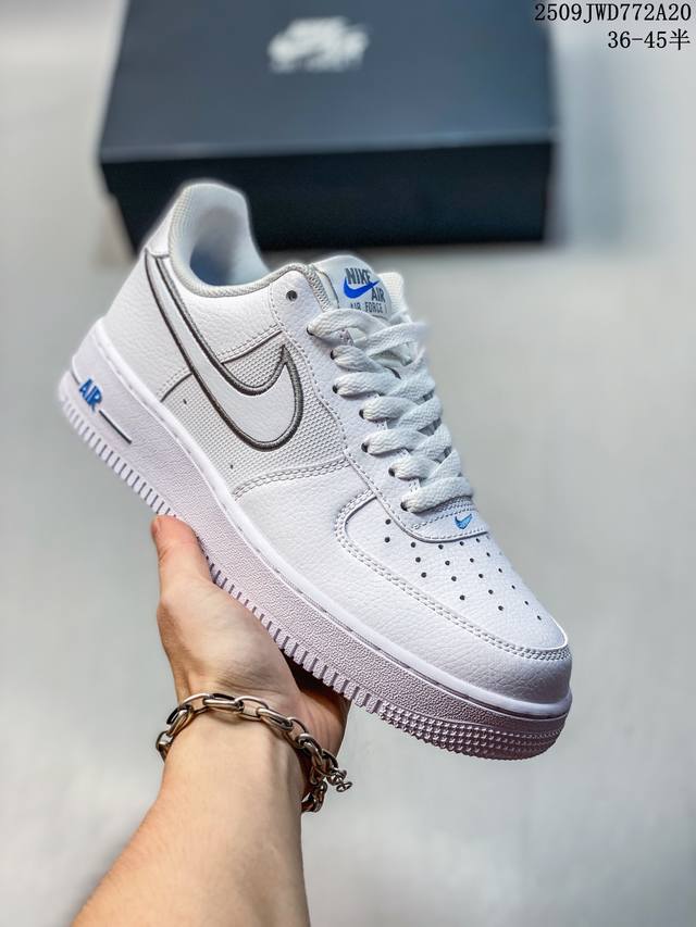 公司级 Nike Air Force 1 ‘07 空军一号低帮休闲板鞋 进口牛筋布 原楦头原纸板 纯正空军版型 定制鞋盒 全掌内置全掌气垫 原厂中底钢印 拉帮完