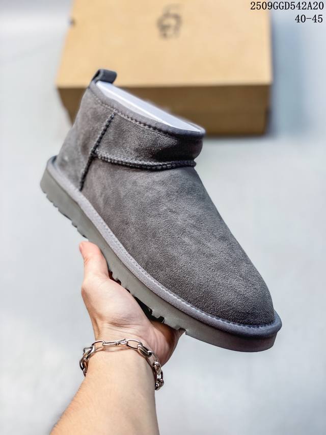 Ugg 1116109 Classic Ultra Mini 冬季加毛保暖雪地靴 皮毛一体短靴 码数：如图 编号：09Ggd542A20
