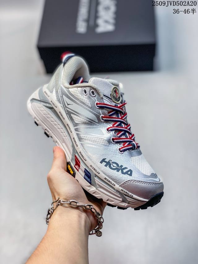 Hoka One One Mafate Speed 2 Moncler 联名增高复古跑步鞋男 尺码：如图 编码：09Jvd502A20