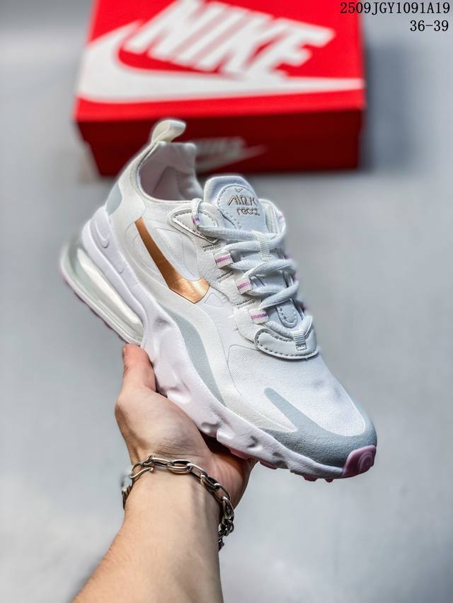 耐克 Nike Air Max 270 React 女款气垫缓震运动跑鞋 Cu9333- 尺码：如图 编码：09Jgy1091A19