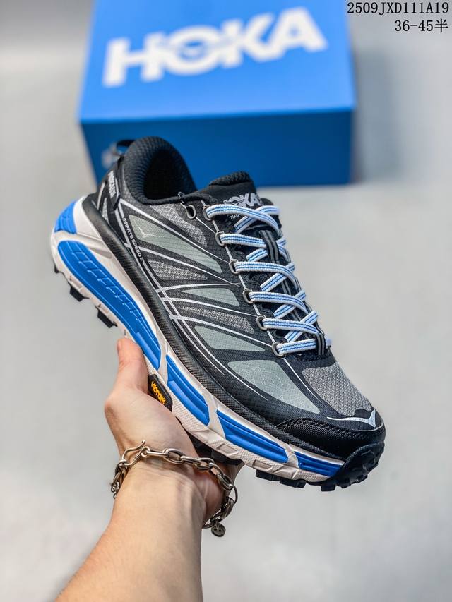 真标带半码 End. X Hoka One One Mafate Speed 2 Overland休闲美观 织物透气 低帮 越野跑步鞋 男女同款 尺码：见图 编