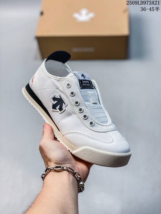 公司级迪桑特 Descente Chron 舒适简约 防滑帆布鞋 尺码：见图 编码：09Ld973A21