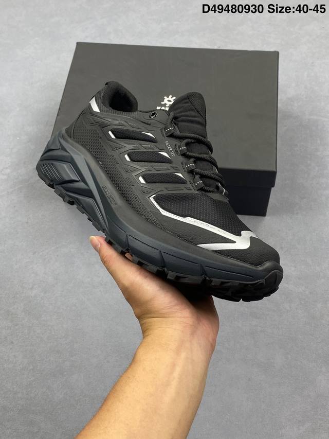 新品公司级 凯乐石 Kailas 防水透气缓震防滑 轻量化设计徒步鞋登山鞋大坡王陡坡稳定跑山 Tpu网布减震轻便透气防侧翻防滑 低帮 超强抓地力登山跑步鞋 女款