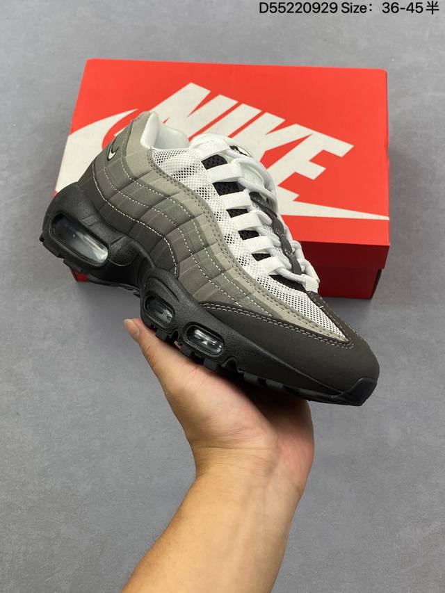 Air Max 95 Sp运动鞋气垫增高跑步鞋百搭男女休闲鞋复古老爹鞋情侣鞋 此款 Air Max 95 X Stash Black And Harbor Bl