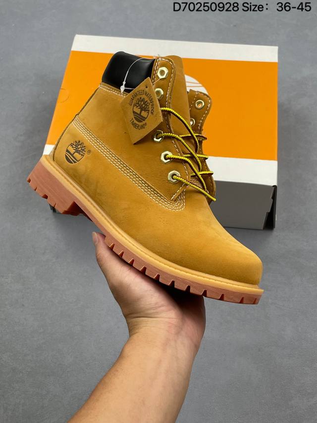 真标Timberland添柏岚 户外休闲经典大黄靴 马丁靴 宽版 短筒 尺码:如图 D70250928