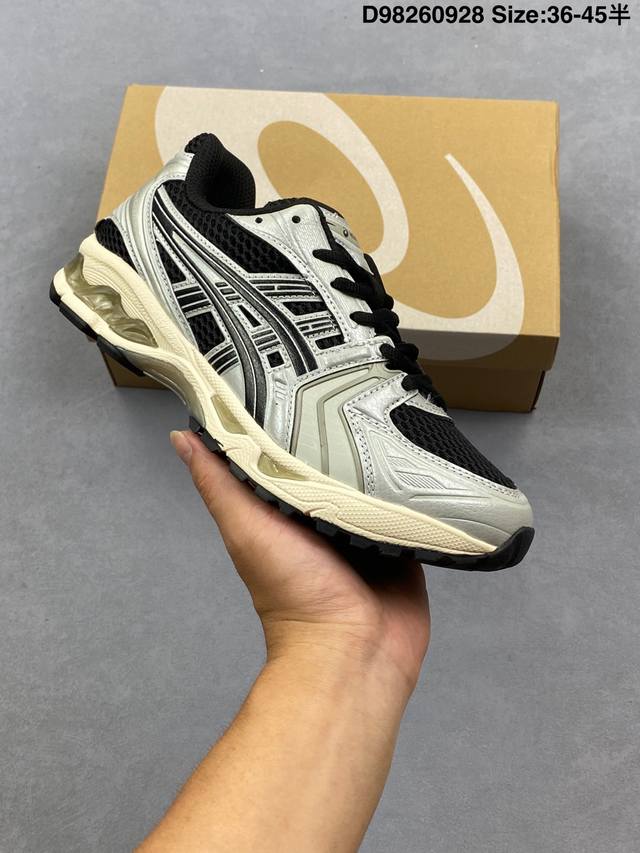Asics Gel-Kayano 14 亚瑟士 运动休闲透气专业跑鞋 采用工程弹性双层再生针织密度鞋面材质 后跟3D可视Gel缓震乳胶物料 货号: 19-005