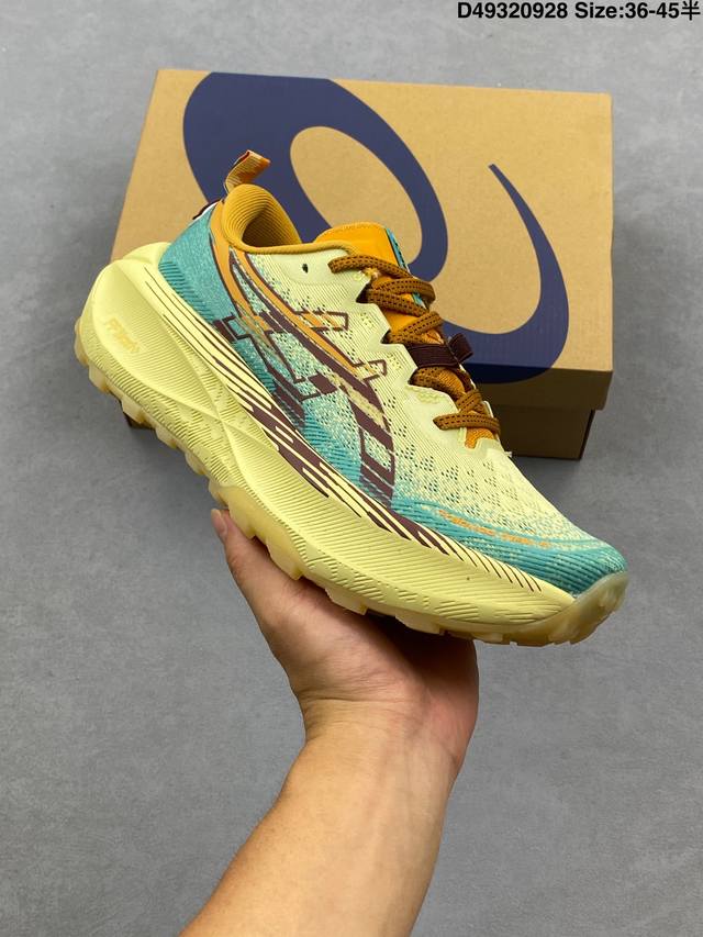 Asics Gel-Trabuco Max 4 亚瑟士 网面透气 耐磨 越野跑步鞋 这双鞋的外观设计超级吸引人 简约大气 色彩搭配也很时尚 Asics亚瑟士的独