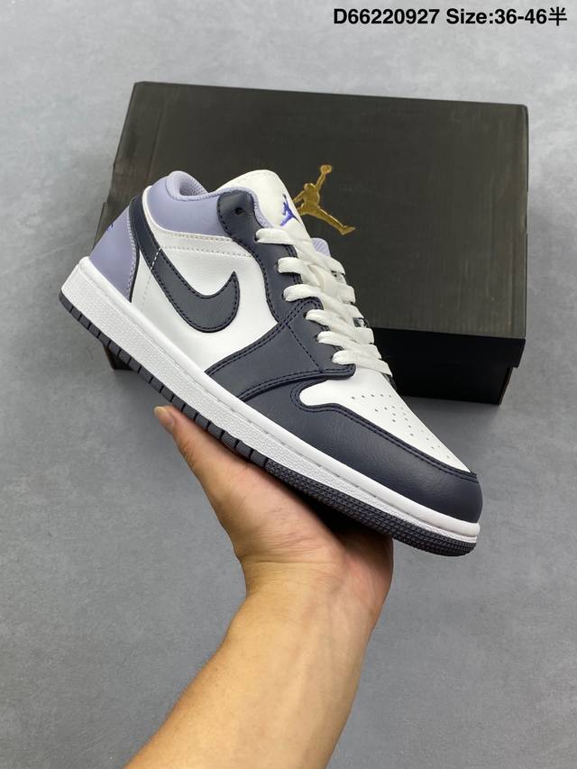 Nike Air Jordan 1 Low Aj1乔1低帮休闲板鞋 同步官方配色 原档冲孔鞋头 四线拉帮 鞋舌高弹海绵填充 官方货号:553558 113 Si