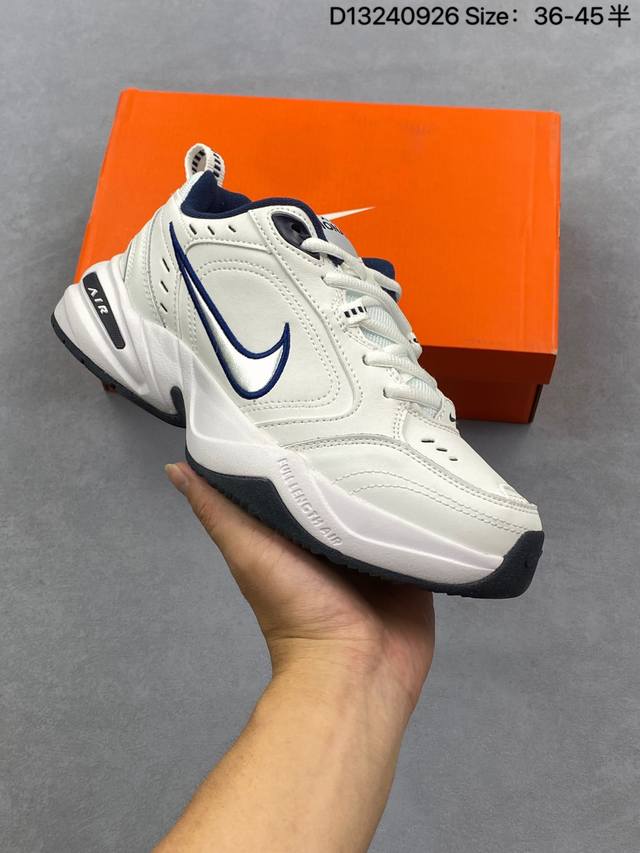 公司级Nike Air Monarch Iv皮革 日常百搭 減震防滑 低帮生活休闲鞋 货号:415445-168 尺码:36 36.5 37.5 38 38.5