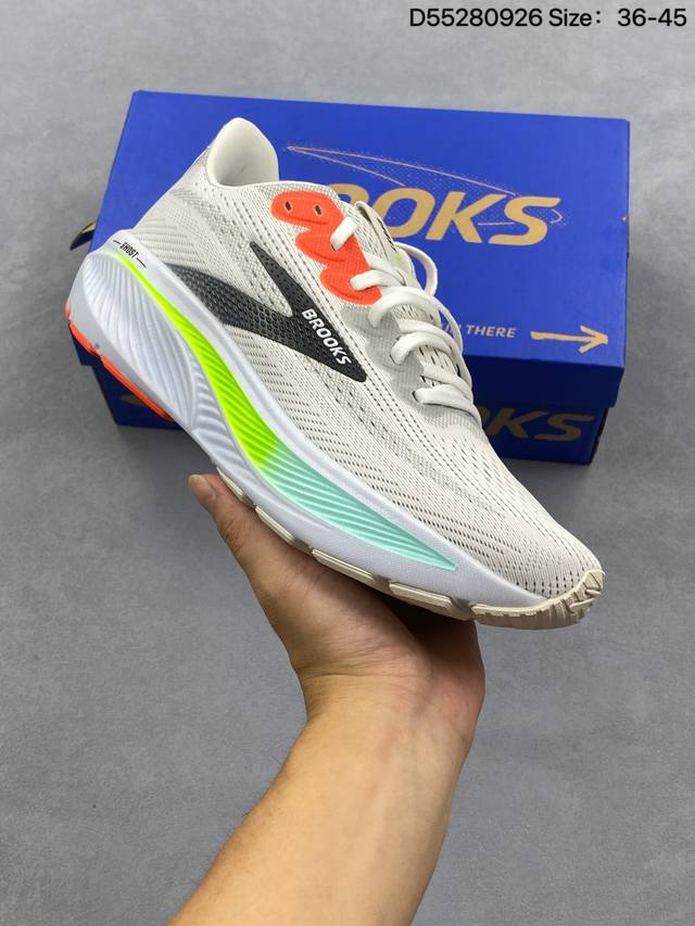 新品公司级 布鲁克斯Brooks Ghost 幽灵 17 经典鞋款厚底增高运动老爹鞋，Max 坐垫。搭载 Dna Loft V3 氮气超临界发泡中底，前掌厚度
