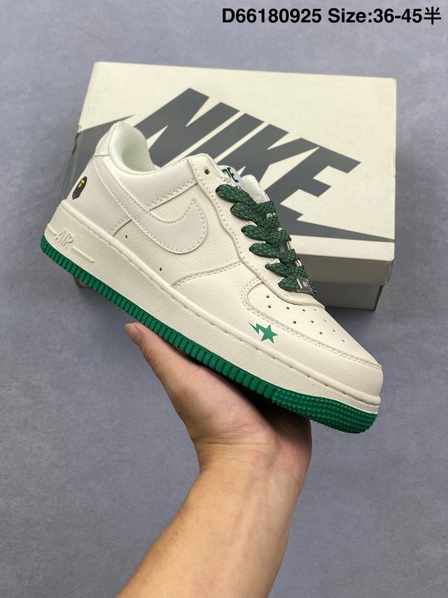 特价Nike Air Force 7 Low 猿人头联名 定制空军 #原楦头原纸板 打造纯正空军版型 #专注外贸渠道 全掌内置蜂窝气垫 #原盒配件 原厂中底钢印