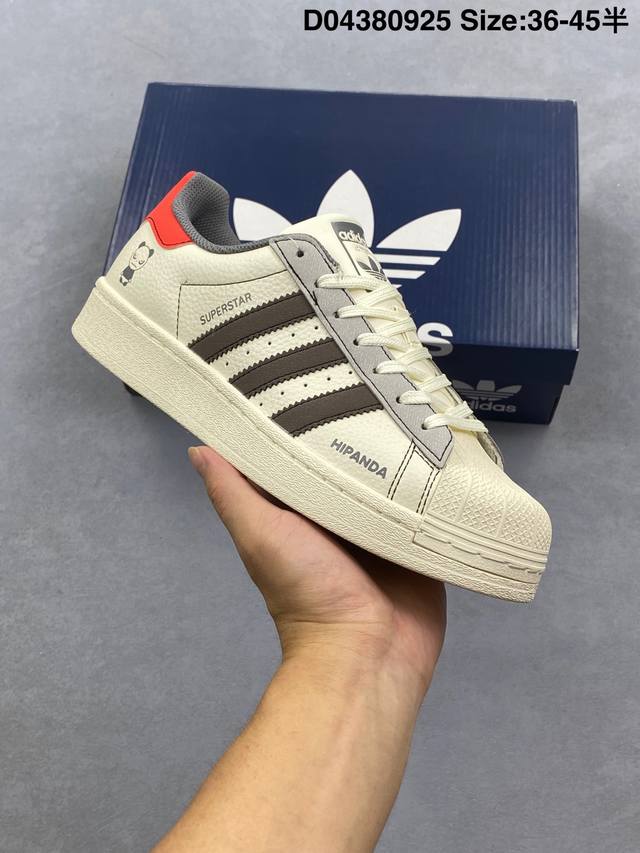 公司级Adidas Originals Superstar 阿迪达斯 三叶草 贝壳头’Diy’系列低帮经典百搭休闲运动板鞋 原装头层材料 用料绝不含糊 独家版型