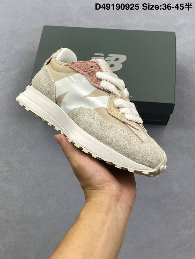 New Balance Ms327 复古休闲运动慢跑鞋 以更纯粹的复古风格设计打造的全新造型 侧身还以解构设计 将 N 字标志以做旧压花样式呈现 官方货号:U3