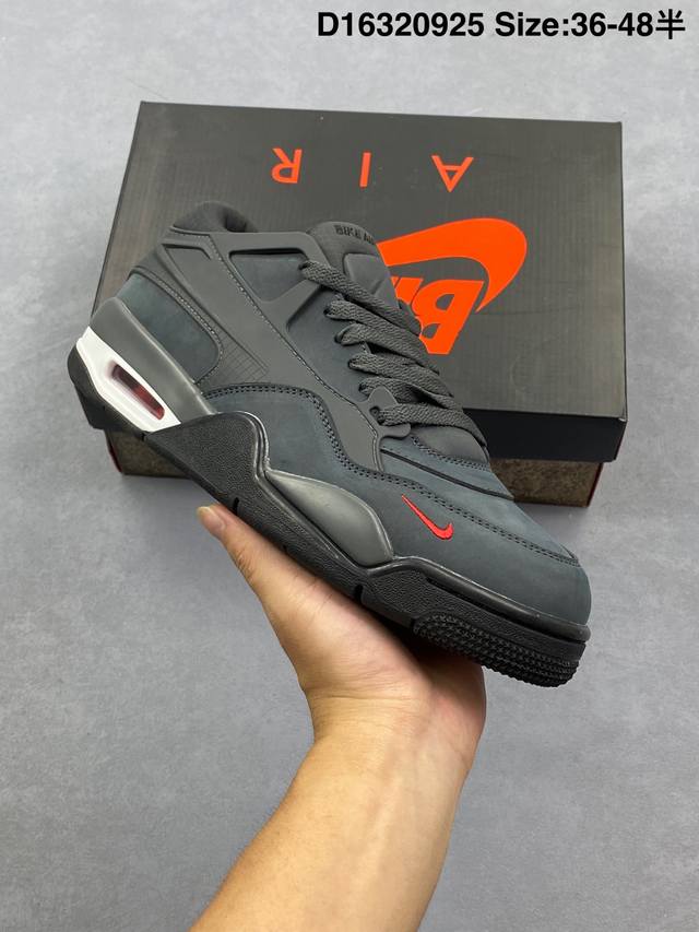 公司级 Nigel Sylvester X Air Jordan 4 Rm Anthracite 重置烟灰色 Aj4 乔丹4代 Aj4 乔4 重置黑色 乔丹篮球