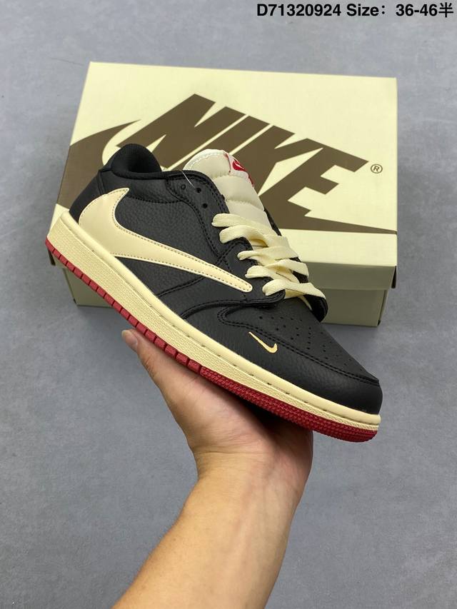 Nigel Sylvester X Air Jordan 1 Low Og ”Nitro“ 低帮 低帮 尿渍 白黑红 Aj1 乔丹1代 Aj1 乔1 低邦 联名