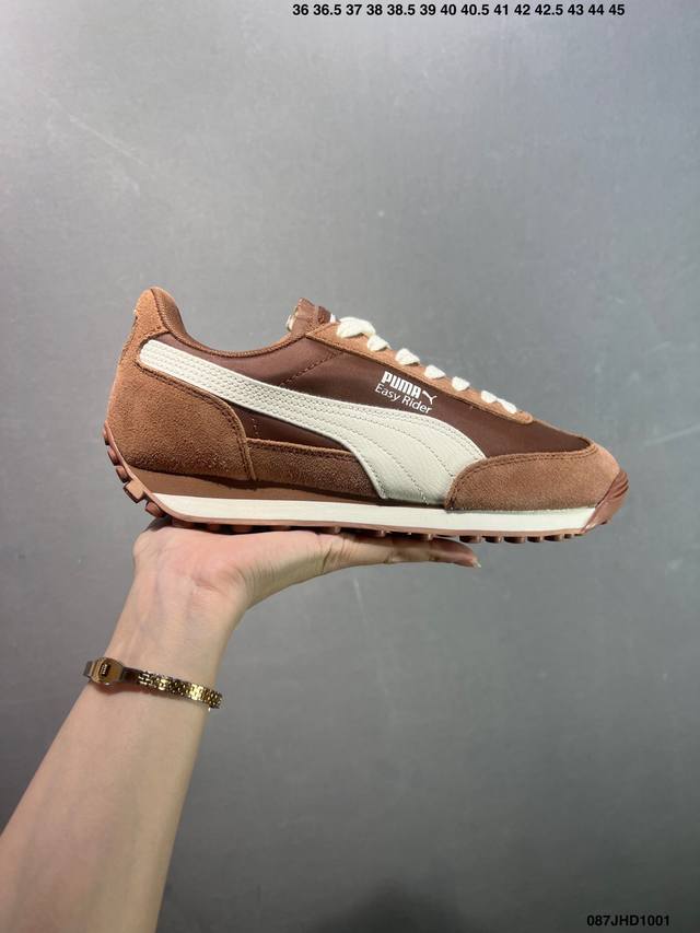 puma Easy Rider 百搭单品 公司级 puma Easy Rider 轻便舒适防滑耐磨 低帮 休闲跑步鞋男女同款 货号：403146 02 尺码：3