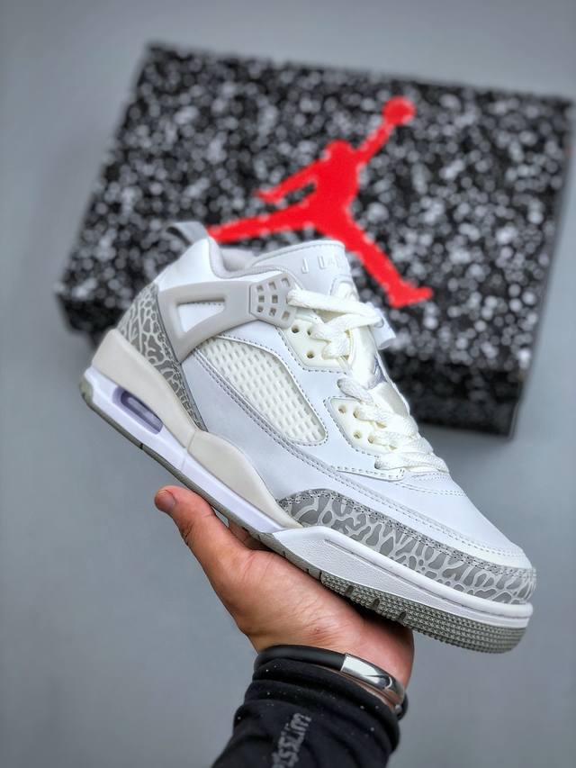 Nike Air Jordan Spizike Low 耐克 舒适百搭 防滑耐磨 低帮 复古篮球鞋 完美鞋型打造 内原厂气垫 全新设计立体压纹原盒包装 货号:H