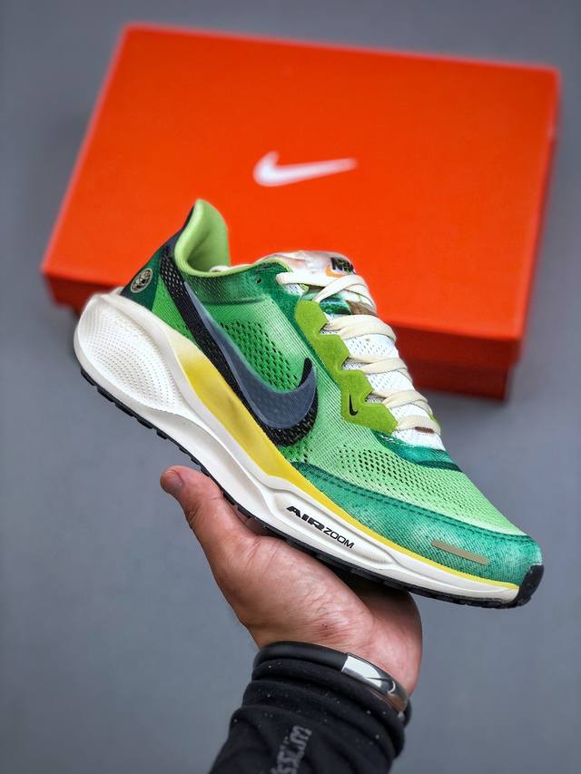 Nike Air Zoom pegasus 41 耐克 超级飞马涡轮增压马拉松休闲运动慢跑鞋 采用全新双层超轻透气网眼布材质 内里嵌入定型海绵 中底搭载全掌Zo