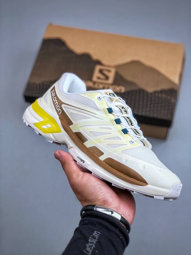Salomon萨洛蒙 Xt-Wings 2 Advanced 户外舒适百搭 网布织物减震防滑耐磨透气 低帮跑步鞋 Xt-Wings 2采用了萨洛蒙独有的技术，不