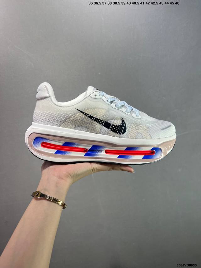 公司级Nike Vomero premium 耐克 舒适减震防滑 低帮跑步鞋 全掌Reactx泡绵中底 前掌和后跟还配备了Air Zoom气垫单元 据说跑起来更