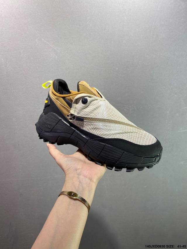 公司级Reebok锐步 Zig Kinetica Edge 2.5 休闲运动 网布反毛皮橡胶Tpu耐磨 低帮 越野休闲城市通勤跑步鞋 货号: 245915 尺码