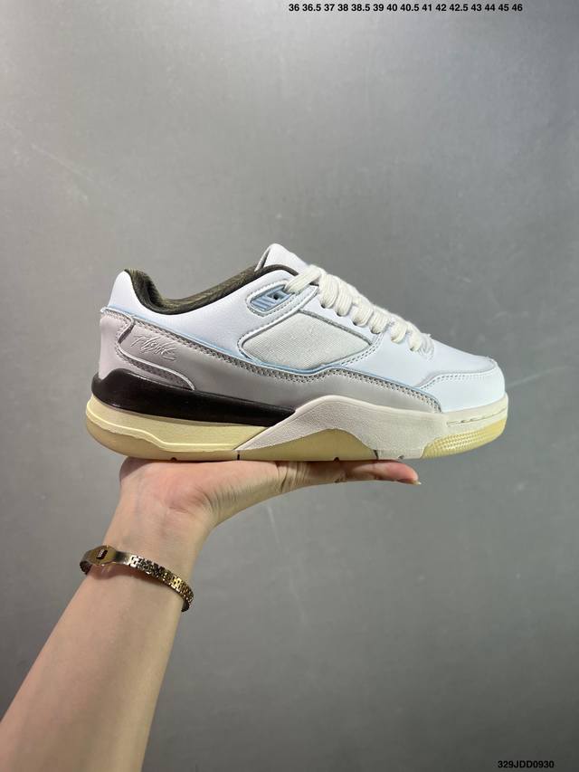 真标Who Decides War X Nike Jordan Flight Court Ate 搭防滑耐磨 低帮 耐克复古篮球鞋 货号:Ib8858-141