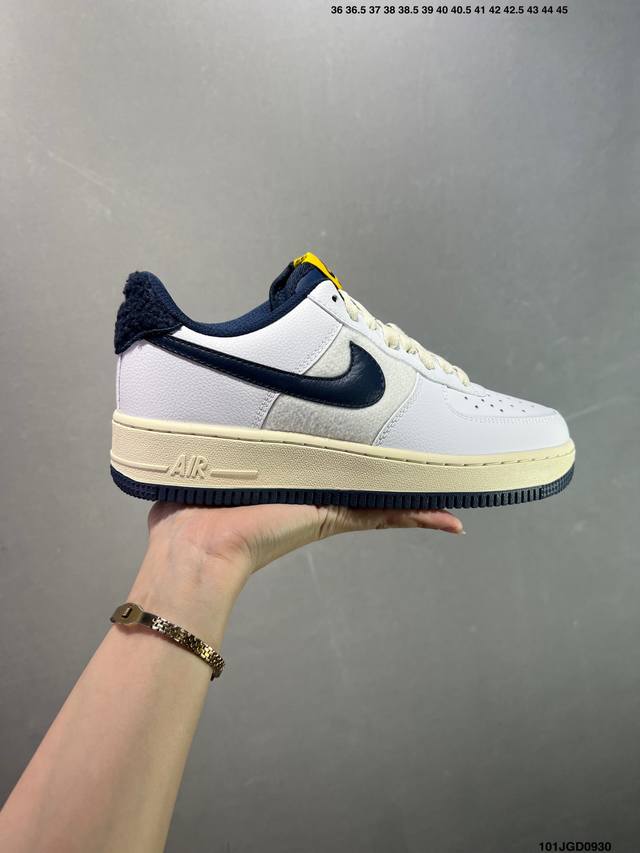 Nike Air Force 1 Low 原楦头原纸板 打造纯正空军版型 专注外贸渠道 全掌内置蜂窝气垫 原盒配件 原厂中底钢印、拉帮完美 货号：Hq2037-
