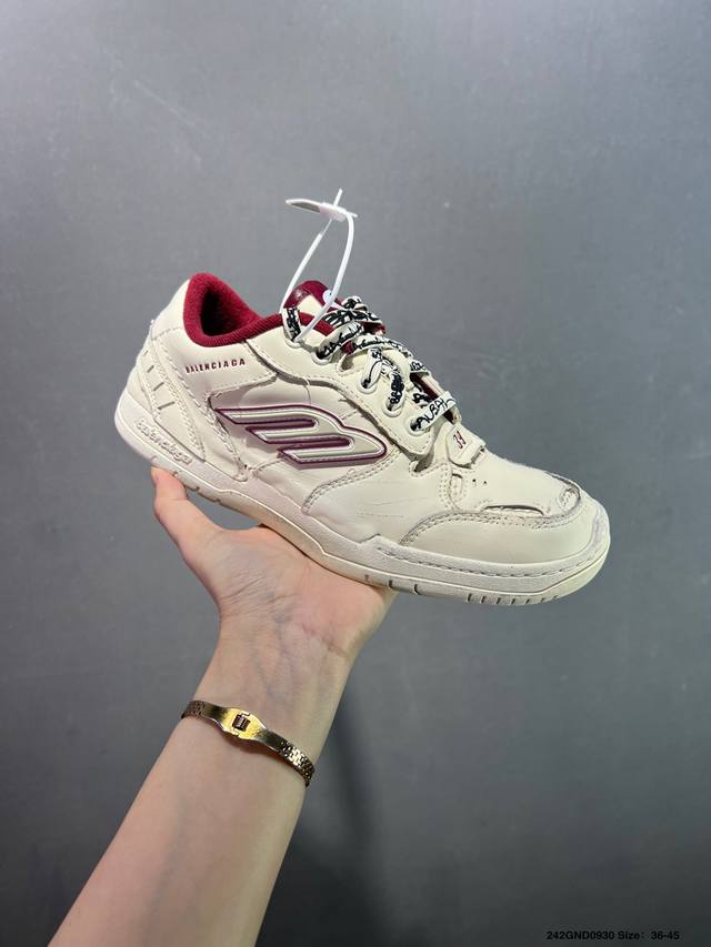 公司级Balenciaga巴黎世家16代 原纸板楦头开发 公司级版本 原盒原配 正确字体电绣 粗细、位置、大小正确 侧边Tpu 透气孔匹配意产原版 正确分离大底