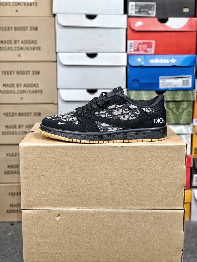 福利特价 #公司级福利 原市面260版本 Diy定制款 Air Jordan 1 Low 定制配色 乔1 Aj1经典倒钩低帮休闲百搭板鞋 Xs2025-043