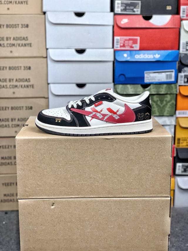 福利特价 #公司级福利 市面原260版本 Air Jordan 1 Low 定制配色 乔1 Aj1经典倒钩低帮休闲百搭板鞋 Xs2025-024 公司级版本 定