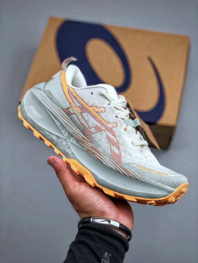 J版 Asics Gel-Trabuco Max 4 亚瑟士 网面透气 耐磨 越野跑步鞋 这双鞋的外观设计超级吸引人 简约大气 色彩搭配也很时尚 Asics亚瑟